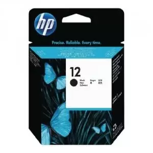 Image of HP 12 Black Ink Print Cartridge