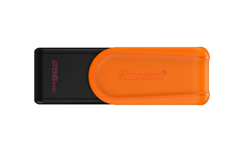 Image of Kingston Technology Kingston Technology DataTraveler 256GB Portable USB 3.2 Gen 1 Exodia S (Black/Orange) DTXS/256GB