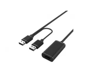 Image of Hypertec 149221-HY USB cable 20 m USB 2.0 USB A 2 x USB A Black