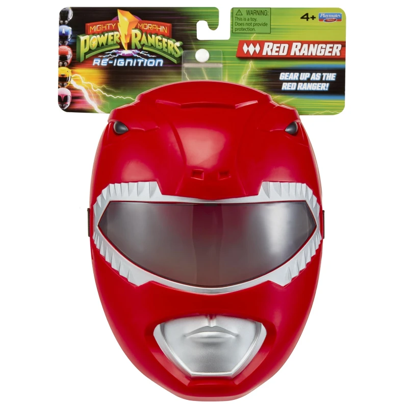 Image of Power Rangers Mighty Morphin Re-Ignition - Red Ranger Role Play Mask
