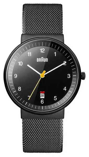 Image of Braun BN0032BKBKMHG Mens BN0032 Classic Black Plated Watch