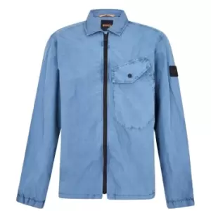 Image of Boss Overshirt Mens - Blue