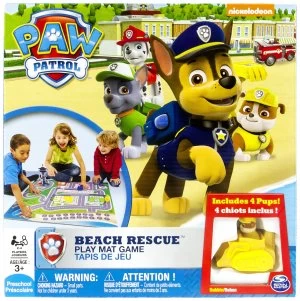 Image of PAW Patrol Beach Rescue Playmat Game.