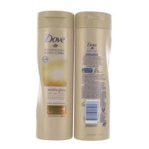 Image of Dove Visible Glow Fair Nourishing Self-Tan Lotion 250ml