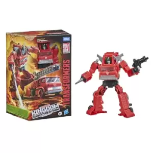 Image of Hasbro Transformers Generations War for Cybertron: Kingdom Voyager WFC-K19 Inferno Action Figure