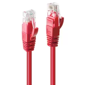 Image of Lindy 2m Cat.6 U/UTP Cable, Red