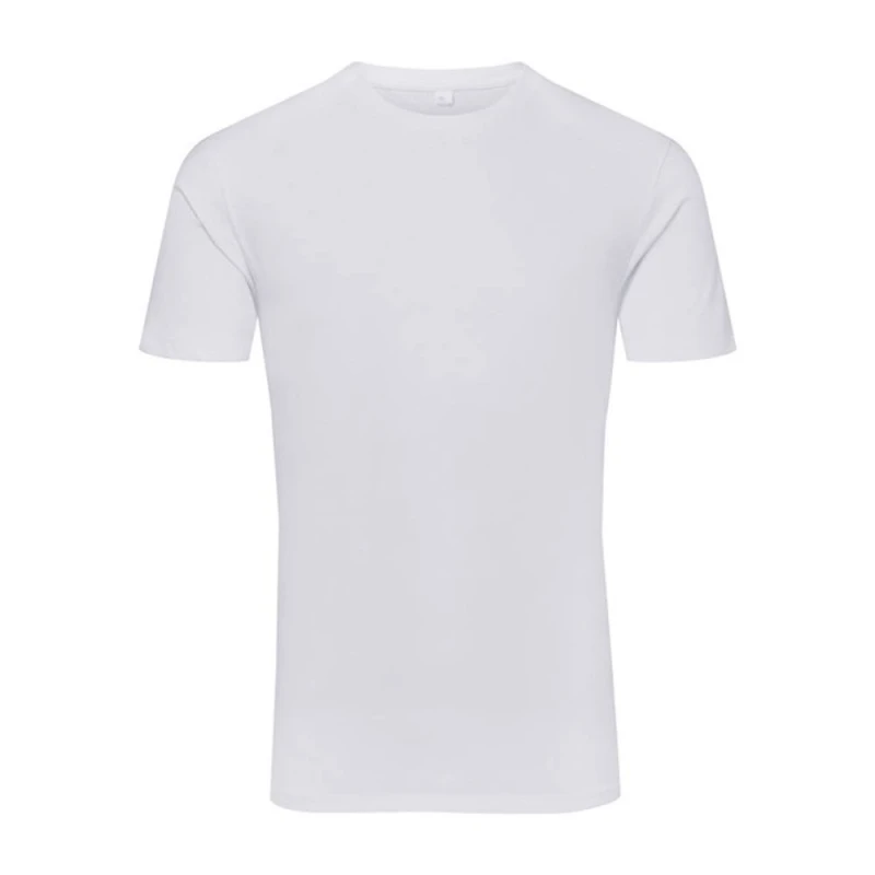 Image of TriDri Mens Plain Black T-Shirt in White Size: Small White Male S