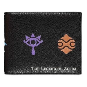 Image of NINTENDO Legend of Zelda Symbols All-Over Print Bi-fold Wallet