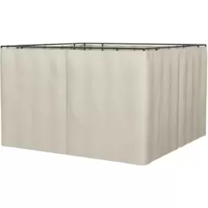 Image of Outsunny 4 Pack Gazebo Replacement Sidewalls Privacy Panel for 3 x 4m Gazebo