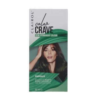 Image of Clairol Color Crave 60ml Semi Permanent Hair Colour Emerald - Emerald