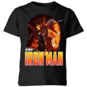 Image of Avengers Iron Man Kids T-Shirt - Black - 7-8 Years