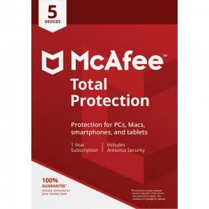 Image of McAfee Total Protection 2018 MTP00UNR5RDD Software