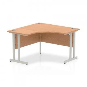Image of Trexus Call Centre Desk Cantilever 1200x1200mm Oak Ref I000819