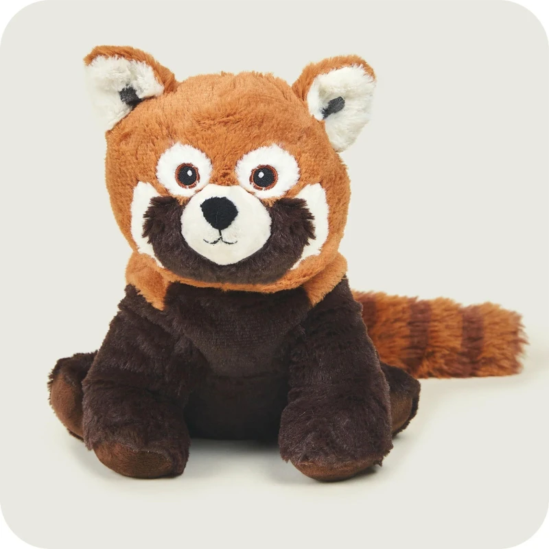 Image of Warmies Red Panda Red One Size