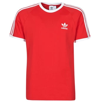 Image of adidas 3-STRIPES TEE mens T shirt in Red - Sizes S,L,XS
