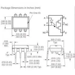 Image of Vishay LH1540AT High voltage Solid State Relay