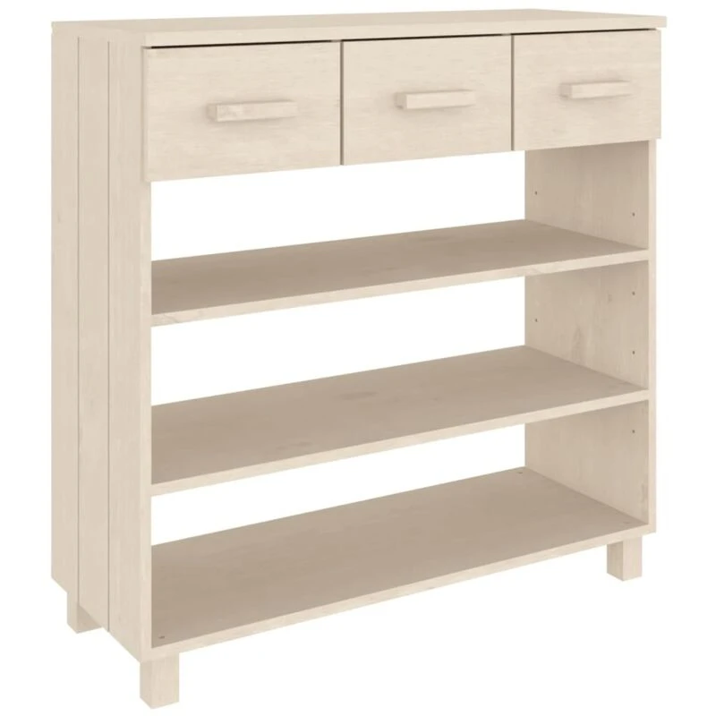 Image of VIDAXL Console Table hamar Honey Brown 90x35x90cm Solid Wood Pine Vidaxl 8720286818107