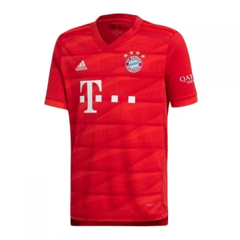 Image of adidas Bayern Munich Home Shirt 2019 2020 Junior - Red