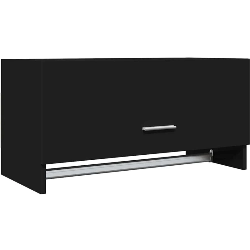 Image of VIDAXL Wardrobe Black 70x32.5x35cm Engineered Wood Vidaxl 8720286609439
