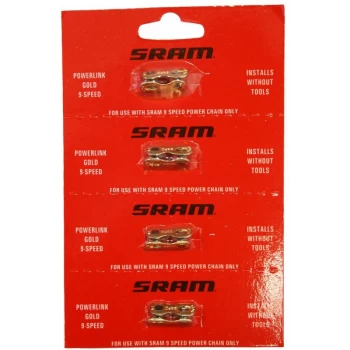 Image of SRAM Powerlink Gold 9 Speed (4pcs) - CHPCLG4