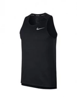 Image of Nike Dry Miler Running Tank - Black