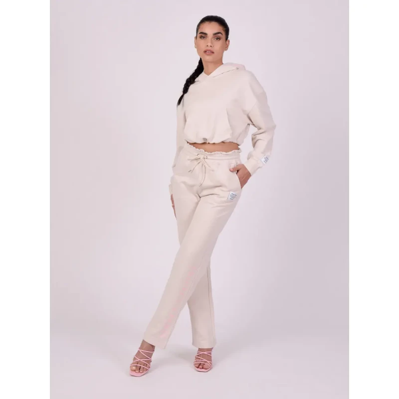 Image of Project X Paris Womens logo script jogging trousers Project X Paris Blanc Female S