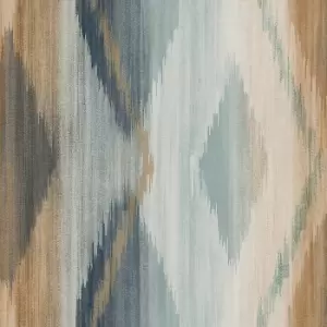 Image of Next Abstract Ikat Orange Wallpaper