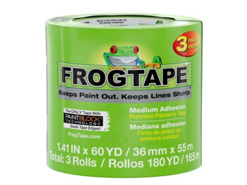 Image of Shurtape 242999 Frogtape Multi Surface Masking Tape 36mm X 55M 3 Pack Shu242999