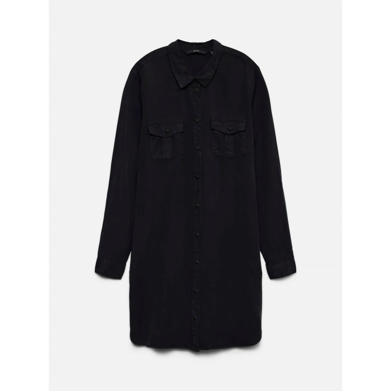 Image of Vero Moda VM Sigga LS Dress Ld62 Black female 16 (XL)