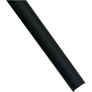 Image of IT Kitchens Black Aluminium Kitchen splashback end cap