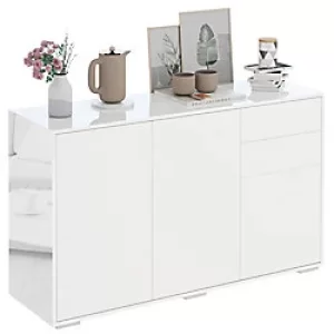 Image of HOMCOM Side Cabinet 838-077CW 740 x 1170 x 360 mm White
