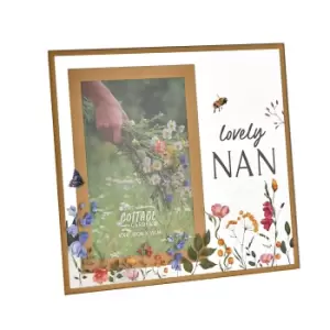 Image of The Cottage Garden Nan Photo Frame 4" x 6" MultiColoured