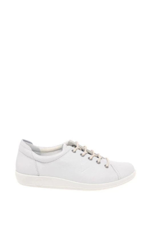 Image of ECCO 'Soft 2.0' Casual Shoes White