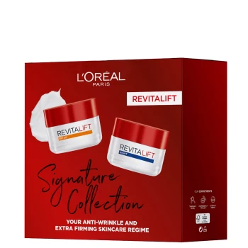 Image of LOreal Paris Revitalift SPF Day & Night Cream Signature Collection Gift Set For Her (Worth £25.98)