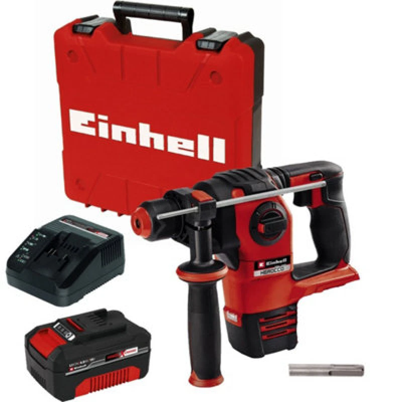 Image of Einhell Professional HEROCCO 18v Cordless Brushless SDS Plus Rotary Hammer Drill HEROCCO Batteries: 1 x 4ah Li-ion