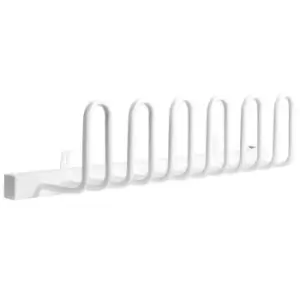 Image of Homcom Wall Mounted Electric Shoe Dryer Shoe Warmers For Boots 3 Pairs White