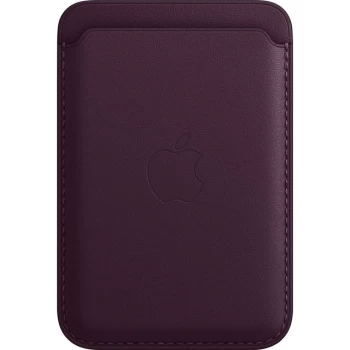 Image of Apple Leather Wallet with Magsafe for iPhone 13 - Dark Cherry