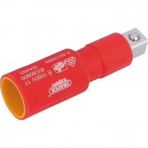 Image of Draper 1/2" Drive VDE Fully Insulated Socket Extension Bar 1/2" 75mm