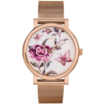 Image of Timex 'Full Bloom' Fashion Watch - TW2U19500 - gold