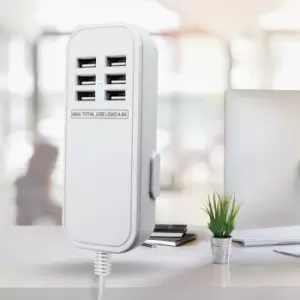 Image of Status 6 USB Charging Hub Ports White