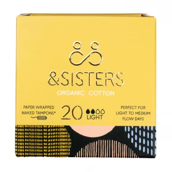 Image of &Sisters Paper Wrapped Naked Tampons - Light 20