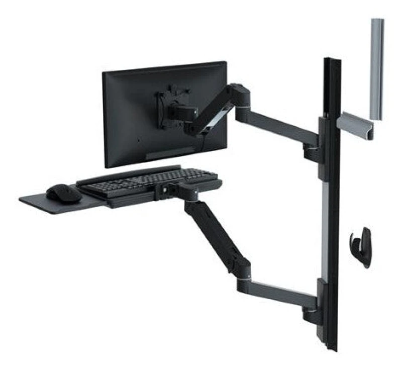 Image of Ergotron Ergotron LX Pro Series 45-696-292 monitor mount / stand 86.4cm (34") Wall Black 45-696-292