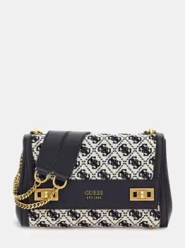 Image of Guess Katey 4G Logo Crossbody Bag