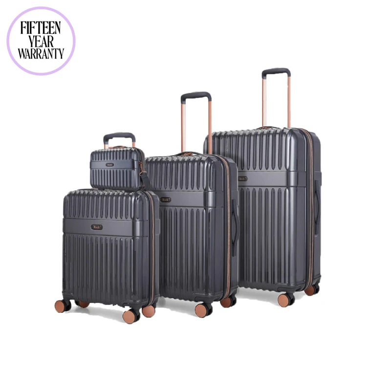 Image of Rock Rock Selene Medium Suitcase Charcoal - Rock - Size: Medium Charcoal Medium SH50904