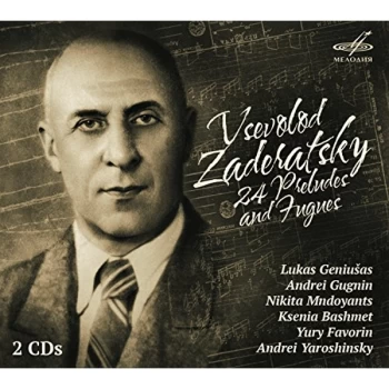 Image of Zaderatsky, V. - Vsevolod Zaderatsky: 24 Preludes and Fugues CD