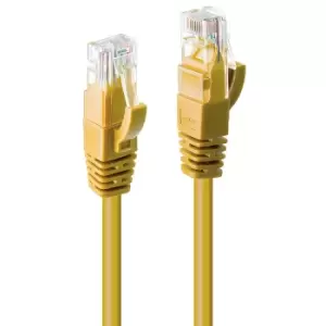 Image of Lindy 3m Cat.6 U/UTP Cable, Yellow
