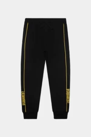 Image of DSQUARED2 Kids Trousers Black Size 10 100% Cotton