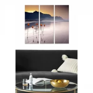 Image of MDF616439 Multicolor Decorative MDF Painting (3 Pieces)