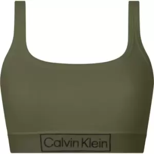 Image of Calvin Klein Unlined Bralette - Green