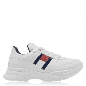 Image of Tommy Hilfiger THK Lace Flag Trner JnG04 - White 100